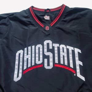 Ohio State Buckeyes Windbreaker Pullover Jacket Varsity Apparel Sz XL